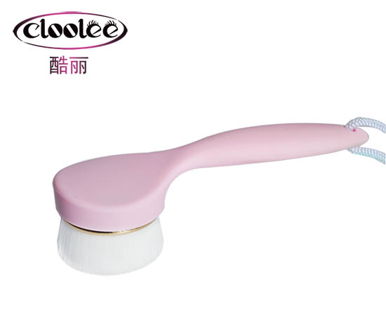 Long handle face cleaning brush