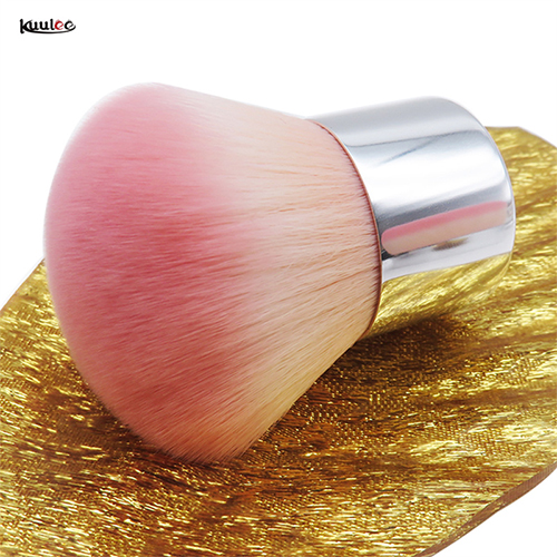 Wholesale Pink Blusher Brush with Vegan Hair